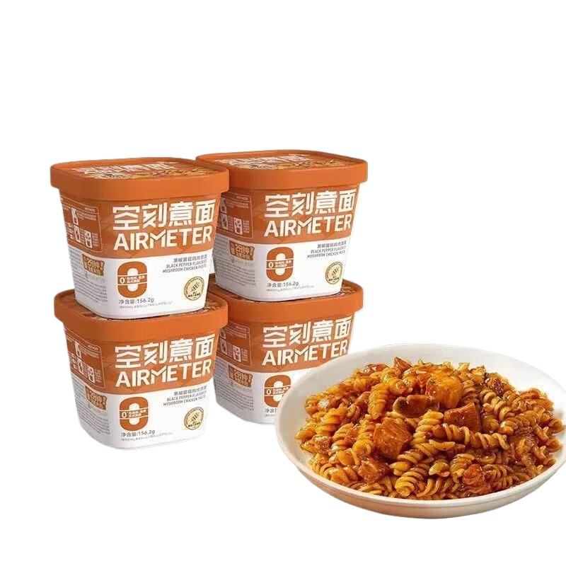空刻 黑椒菌菇意面 冲泡即食 156.2g*4盒 棕色（单位：组）