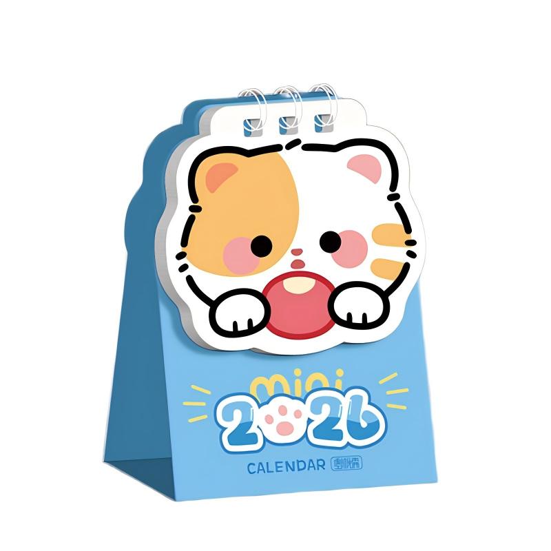 童益星 2026迷你小台历 大橘猫 57*80mm 混色（单位：本）