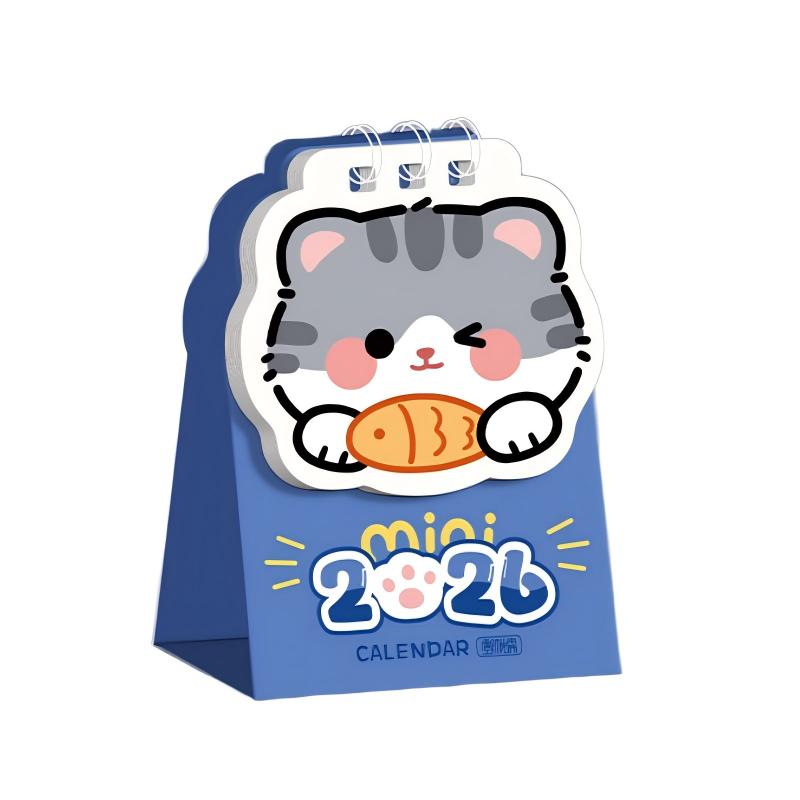 童益星 2026迷你小台历 起司猫 57*80mm 混色（单位：本）