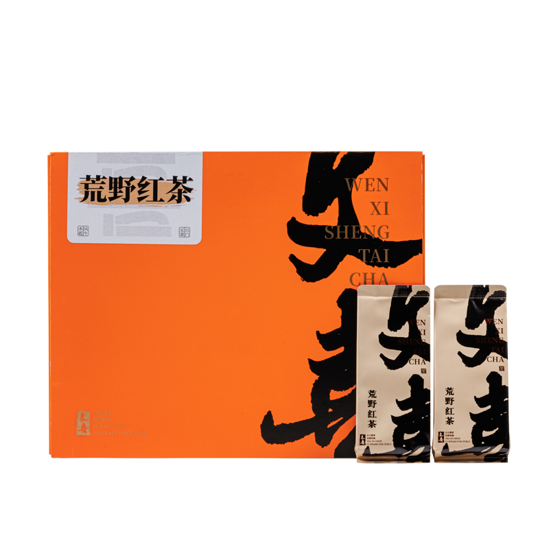 文喜  荒野红茶 商务礼盒 150克/盒 橙色（单位：盒）
