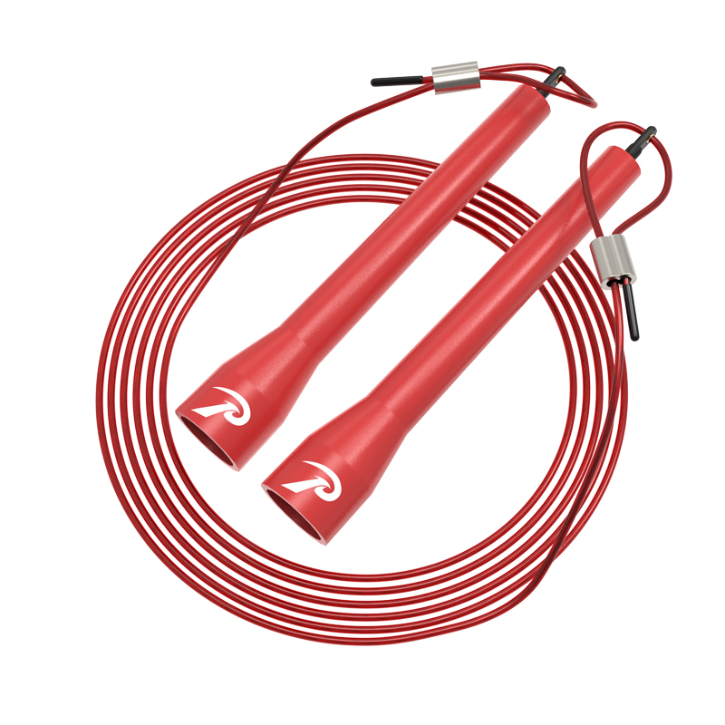 普为特（POVIT） 竞速跳绳成人健身运动学生比赛训练钢丝跳绳 P-141 100g 红色（单位：条）