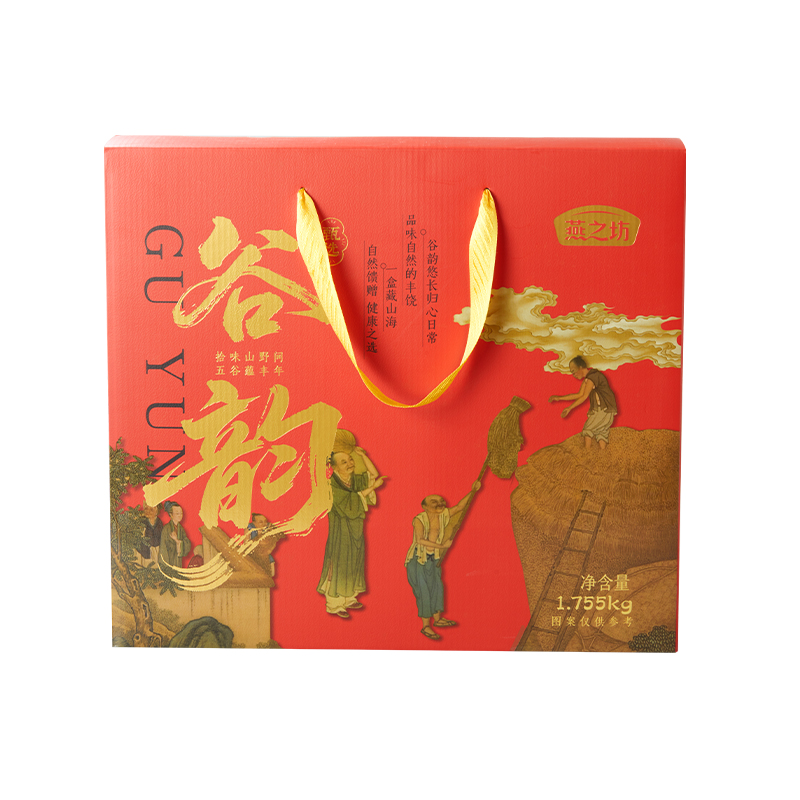 燕之坊 杂粮干货莲子香菇组合 谷韵礼盒 1.755kg*1盒 混色（单位：盒）