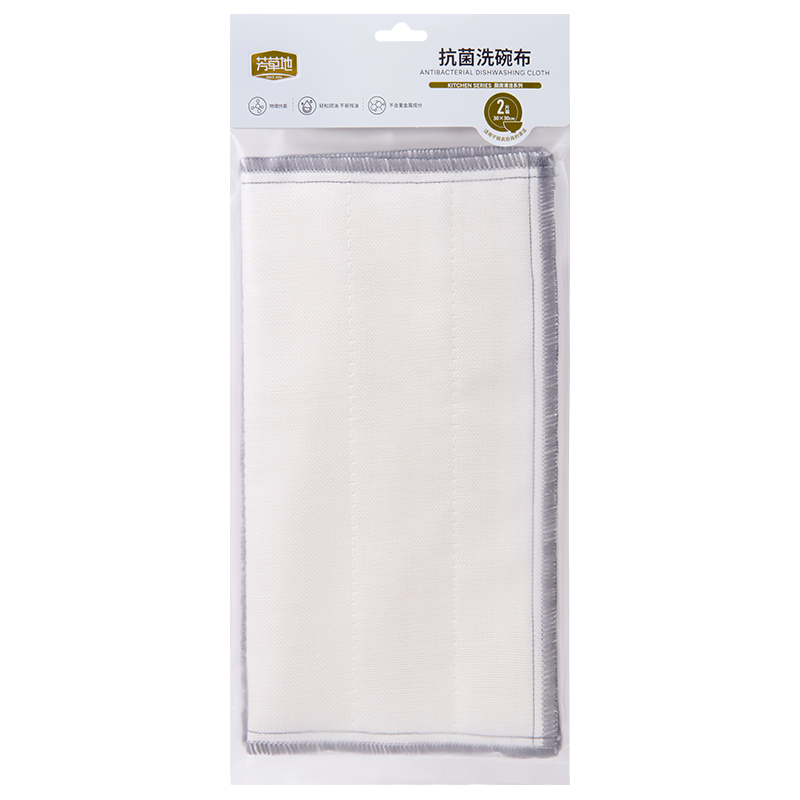 芳草地 洗碗抹布 A38716FCD 2片/袋*2 白色（单位：组）