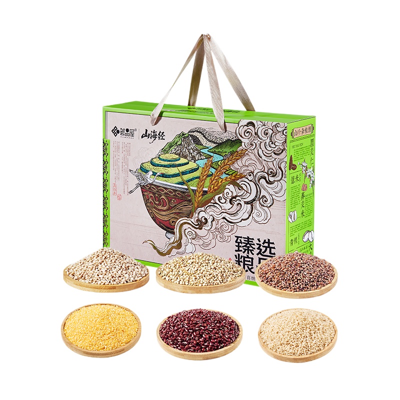 鲜品屋（SAMPURE） 山海经系列杂粮年货送礼 臻选粮品 3670g*1盒 混色（单位：盒）