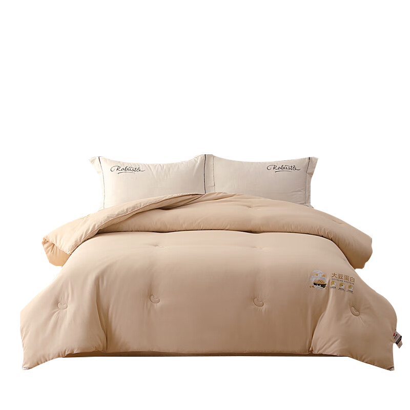 洁丽雅（Grace） 绵柔大豆被 JLY&mdash;YHQ998 200x230cm 土黄色（单位：床）