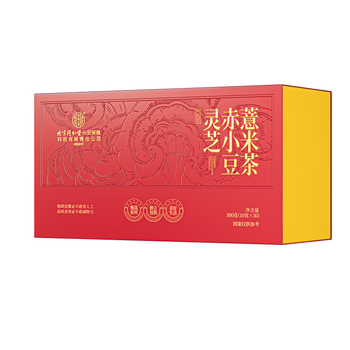 同仁堂（TRT） 内廷上用灵芝赤小豆薏米茶 改良专方 专攻湿气 300g(10g*30) 红色（单位：盒）