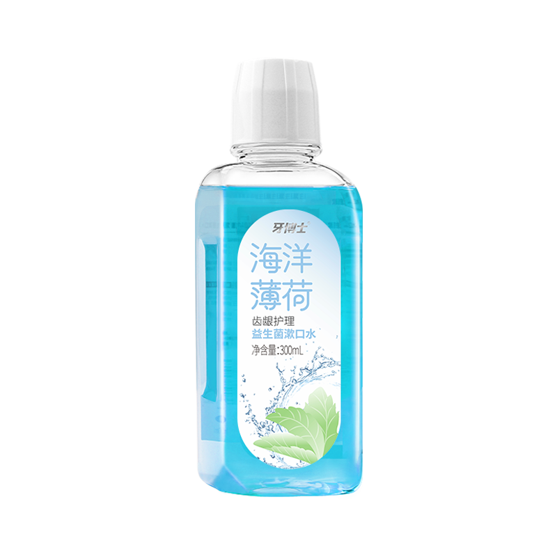 牙博士 漱口水 齿龈护理 益生菌 300ml 蓝色（单位：瓶）