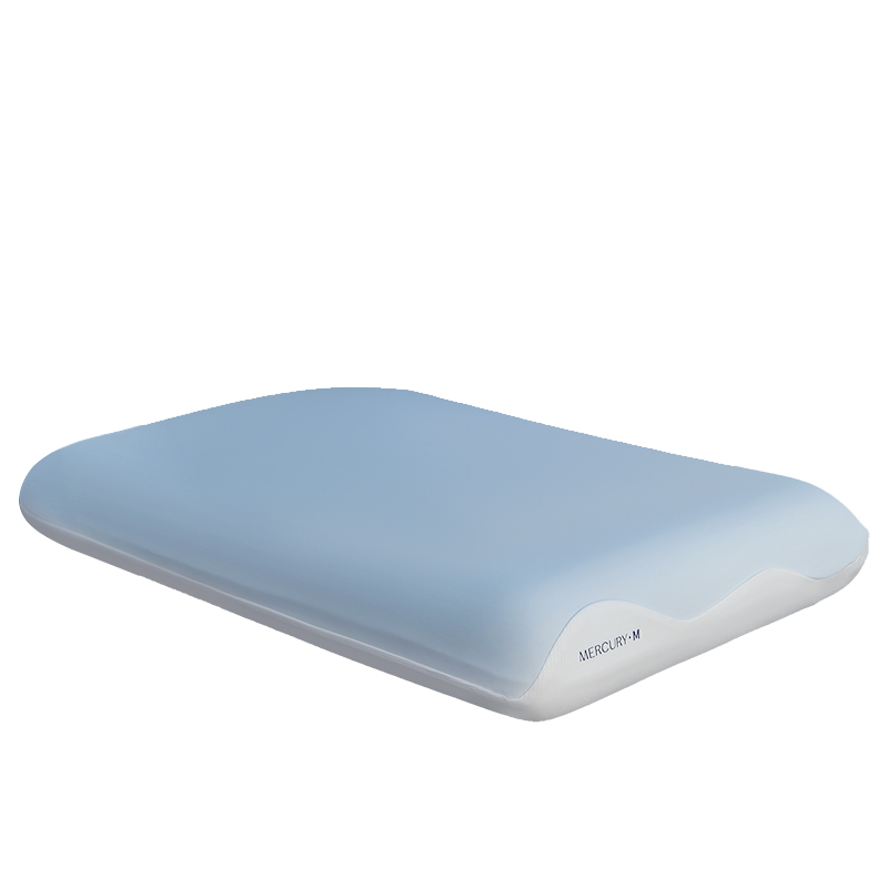 水星家纺 人体工学&middot;慢回弹记忆枕 552913 42cm&times;70cm&times;10cm 蓝色（单位：只）