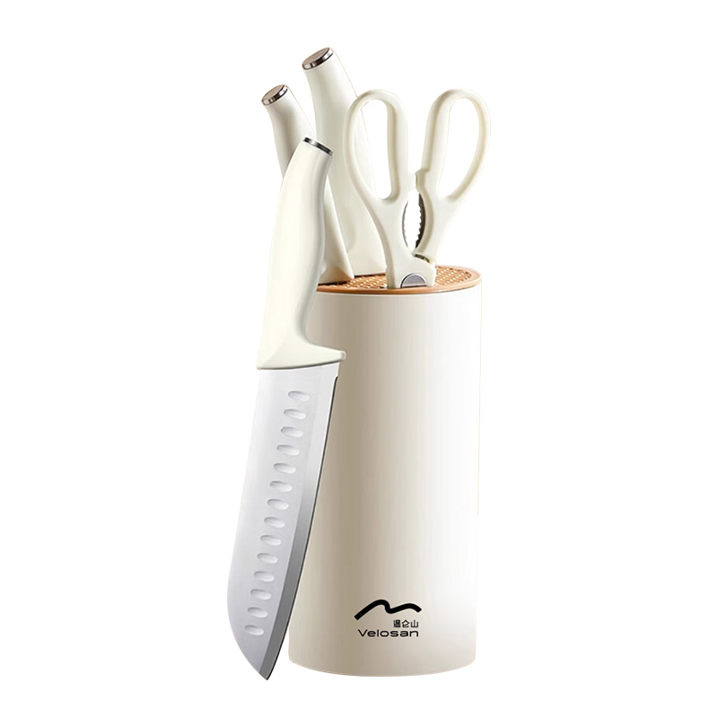 温仑山（VELOSAN） 月光石系列刀具套装 VE088 五件套 白色（单位：套）