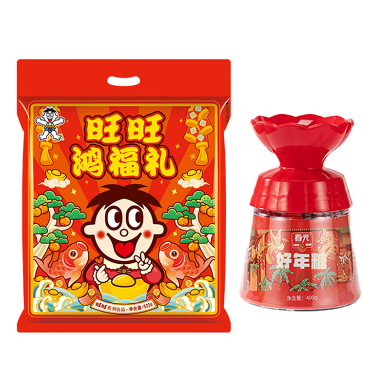 旺旺 零食糖果 套餐 922g 枫叶色（单位：盒）
