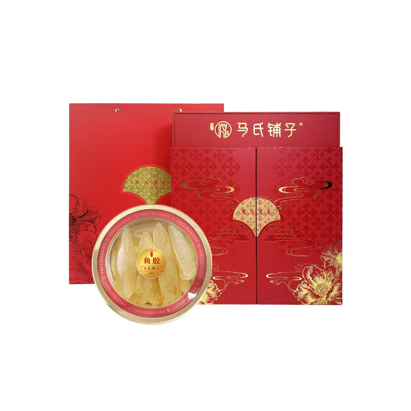 宝堂马氏铺子 马到成功典藏版-花胶筒礼盒 非洲花胶筒 100克 莓果色（单位：盒）