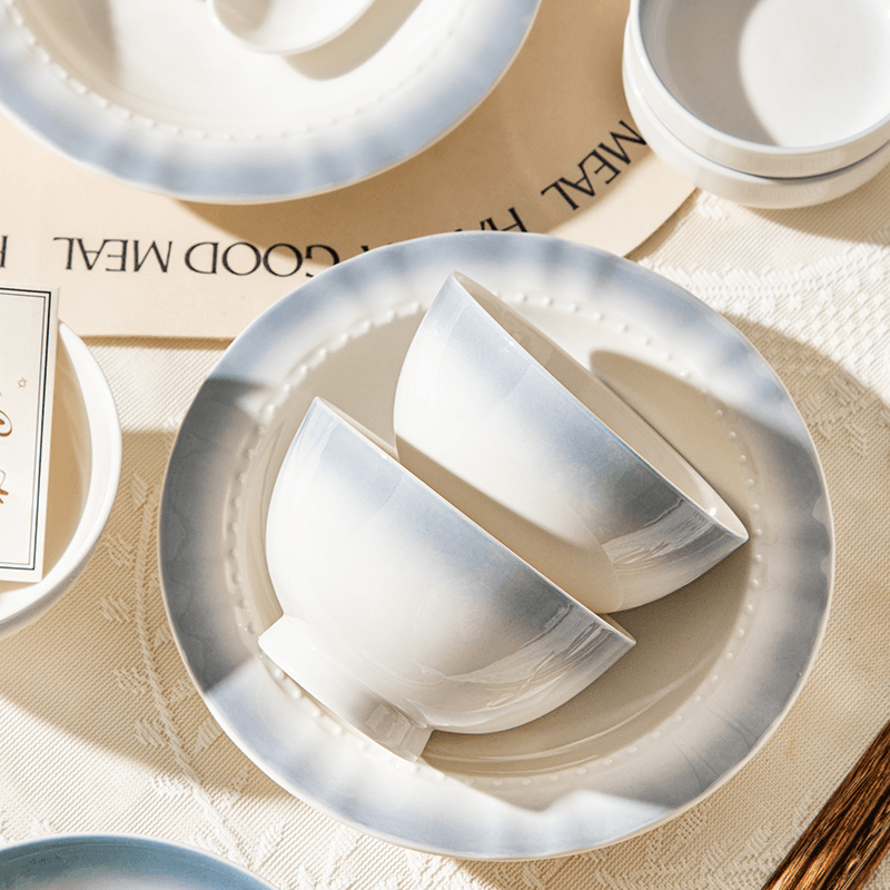 Corelle Brands 康宁名瓷系列 蓝色多瑙河20件套 CB-YZT700-TG/KZ 釉下彩工艺 20 白色（单位：套）