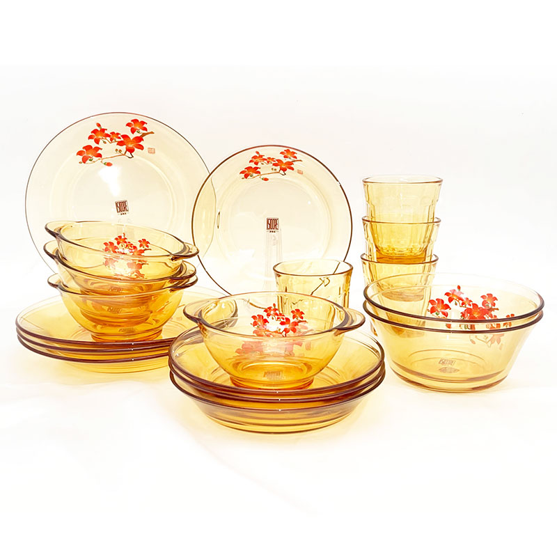 伊西多（ISIDORE） 红棉系列18件套 YSD-CJ1801 18件套  琥珀色（单位：套）