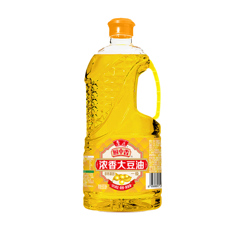 鲁花 浓香大豆油 非转基因 900ml 黄色（单位：瓶）