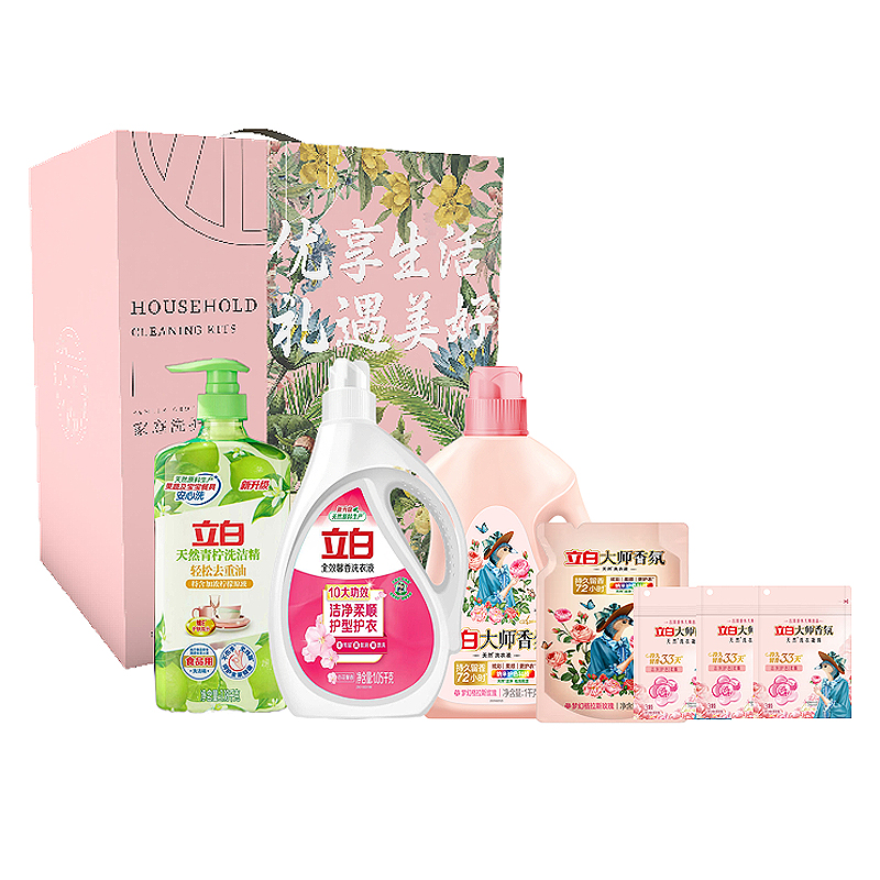 立白 大师洗护套装 ZSW10-BX礼盒 3.8kg 混色（单位：套）