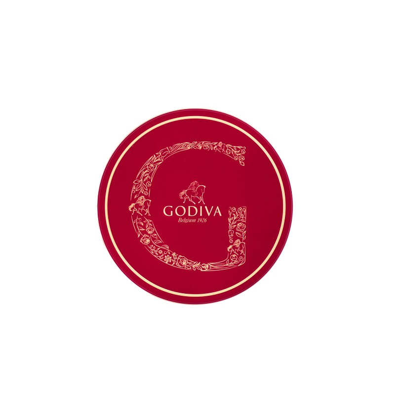 歌帝梵（Godiva） 精选松露形巧克力 铁听6颗装 60g 枫叶色（单位：盒）