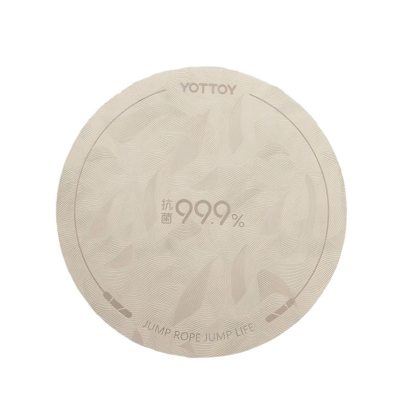 YOTTOY 抗菌系列圆形跳绳垫 yjdx2506x1A00080812j005 12mm  奶沙白（单位：条）