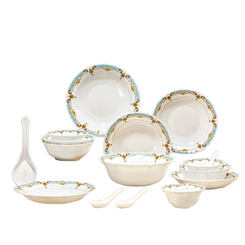 Corelle Brands 康宁洛可可白玉玻璃餐具16件套B  CB-LKK16B/PMX/KZ 轻薄耐用 16 白色（单位：套）