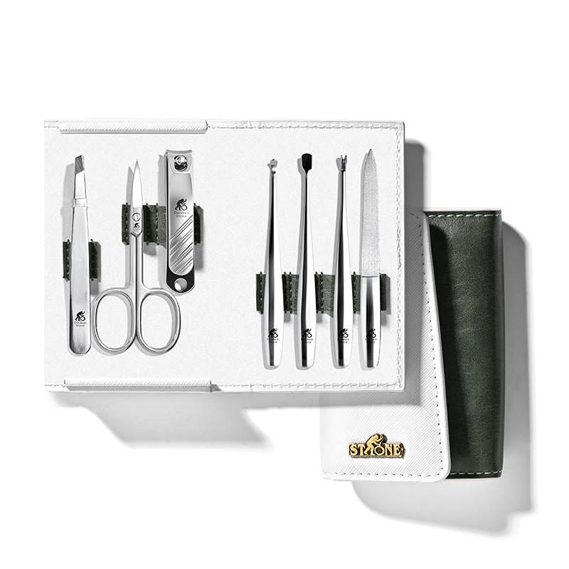 司顿（STONE） 修甲修容7件套 STB002 13.9*9.8*4.1cm/185.7g 复古绿（单位：套）