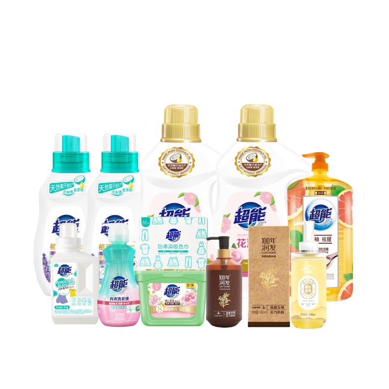 超能 家庭清洁大礼包 花香型 12028g 白色（单位：套）