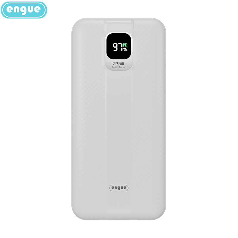 恩谷（ENGUE） 自带双线数显移动电源  EG-LP18 10000毫安  白色（单位：个）
