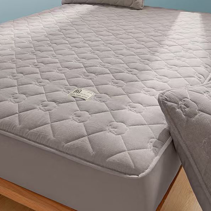 洁丽雅（Grace） &ldquo;轻奢&rdquo;全棉床笠 JLY-TJ116888 180*200+30cm 浅灰色（单位：床）