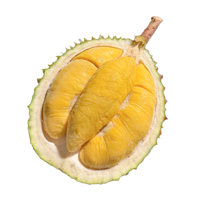 食欲跳动 香甜软滑 榴香四溢 来西亚猫山王D197液氮榴莲 2.5~3斤（保3房肉）  白色（单位：箱）