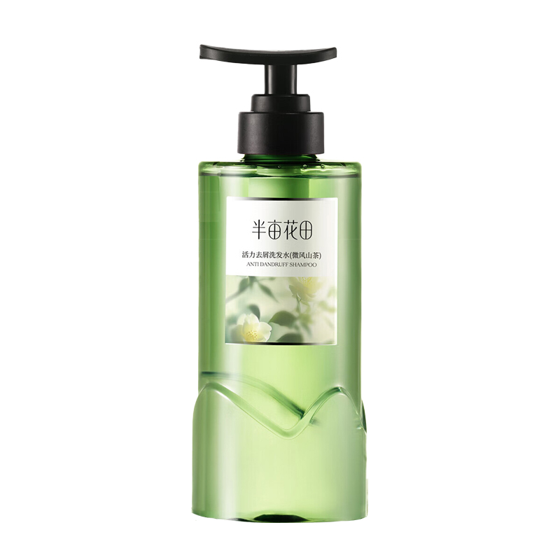 半亩花田 活力去屑洗发水 微风山茶 500g  浅绿（单位：瓶）