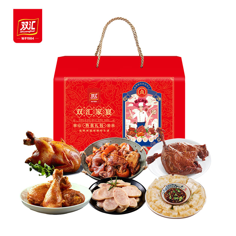双汇 家宴 熟食 1820g 红色（单位：盒）