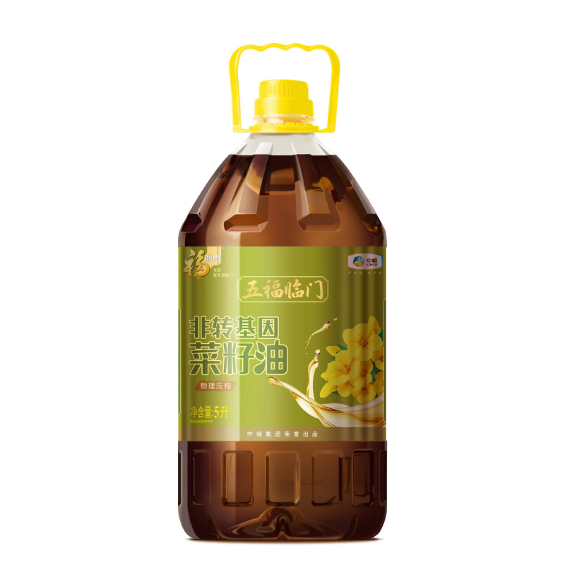 福临门 非转基因菜籽油 五福临门 5L 暗金色（单位：桶）