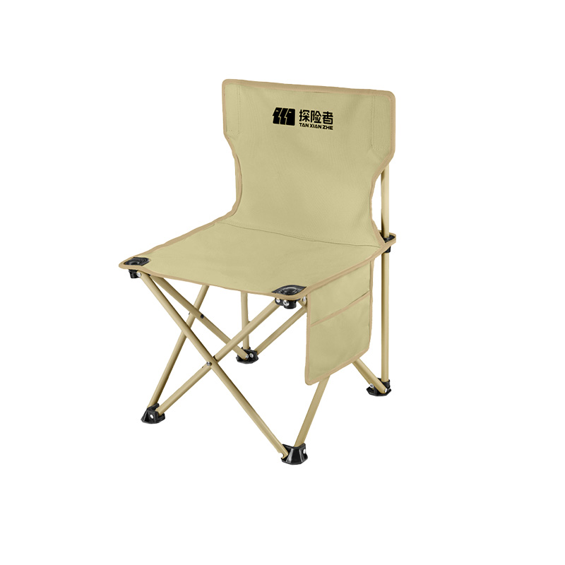 探险者（TAN XIAN ZHE） 山如故系列户外折叠椅含收纳袋 TXZ-SRGZDY001 39*39*63cm 卡其色（单位：把）