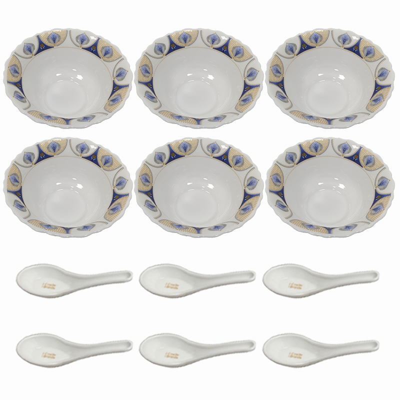 Corelle Brands 康宁乔芙兰白玉玻璃餐具A  CB-LKK12B/PMX/KZ 12件套 12 白色（单位：套）