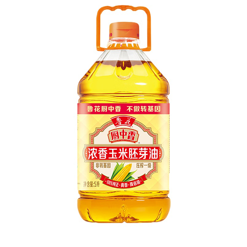 鲁花 浓香玉米胚芽油 非转基因 5L 黄色（单位：桶）