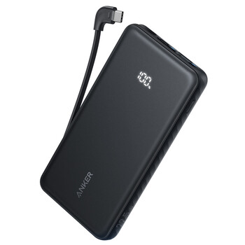 ANKER ANKER自带type-c线22.5w充电宝 A110D611 10000mAh 黑色（单位：个）