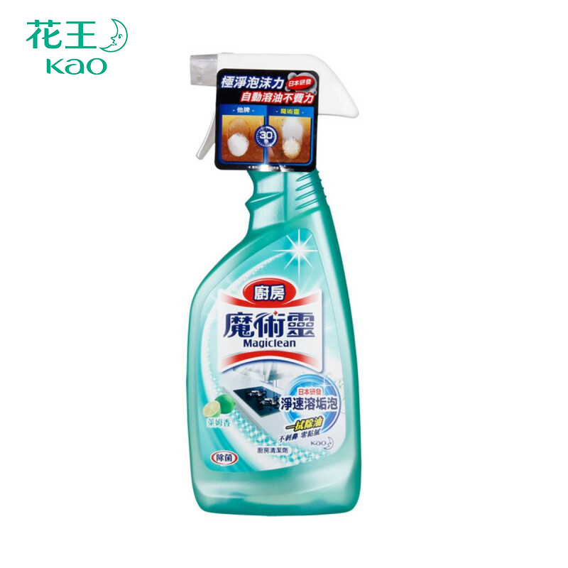 花王（KAO） 清洁剂 莱姆清新除油 500ml 极光色（单位：瓶）