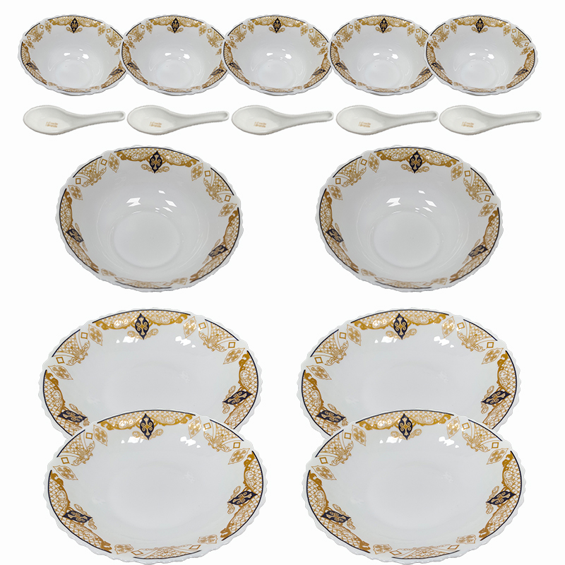 Corelle Brands 康宁安娜白玉玻璃餐具 CB-AN16-PMX/KZ 16件套 白色（单位：套）