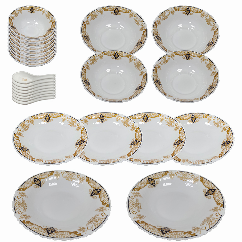 Corelle Brands 康宁安娜白玉玻璃餐具A CB-AN26A-PMX/KZ 26件套 白色（单位：套）