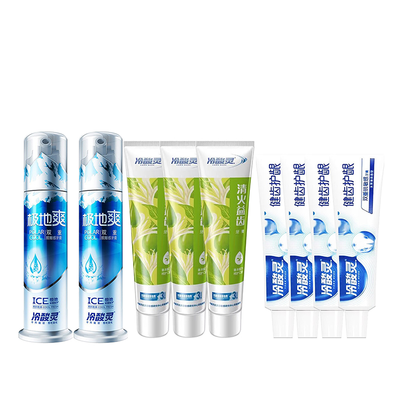 冷酸灵 牙膏组合 双重抗敏感 9支装 混色（单位：组）