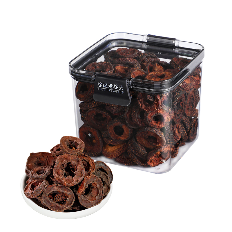 谷记老谷头 净口罐焦山楂 炒山楂干无核 180g 褐色（单位：盒）