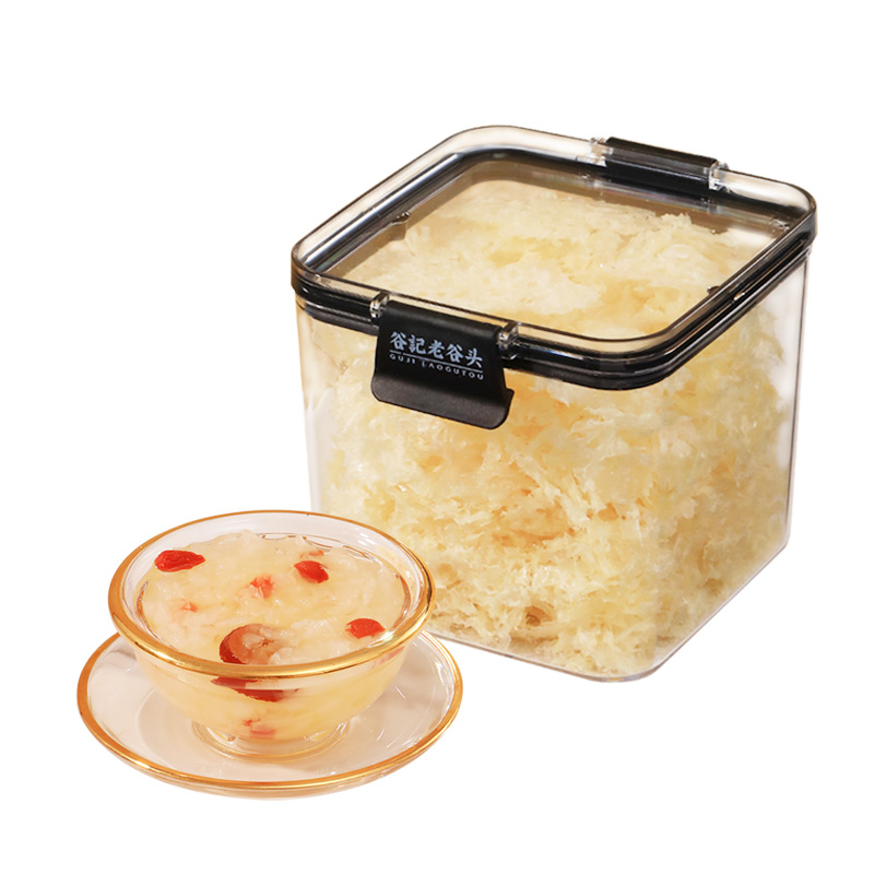 谷记老谷头 净口罐银耳 免洗易泡 60g 白色（单位：盒）