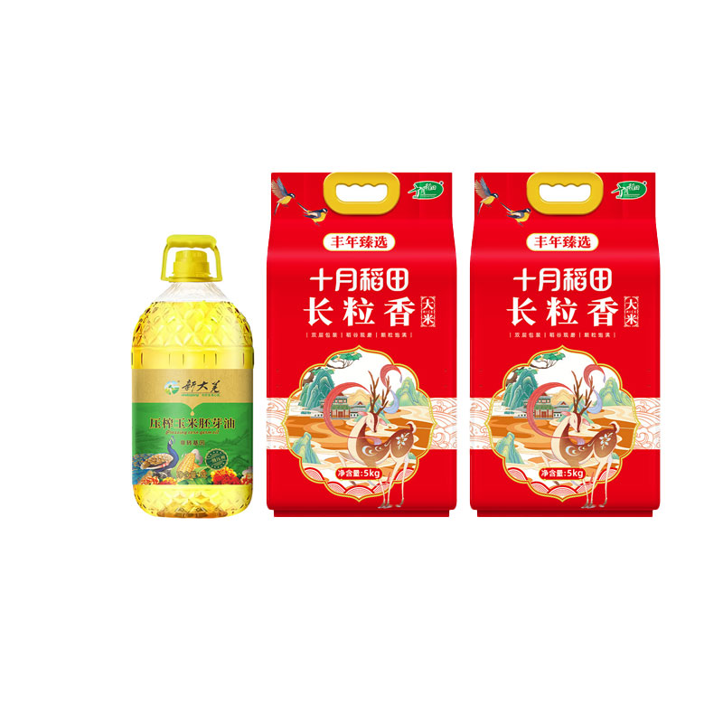 十月稻田 米油 套餐 5L+10KG 莓果色（单位：盒）