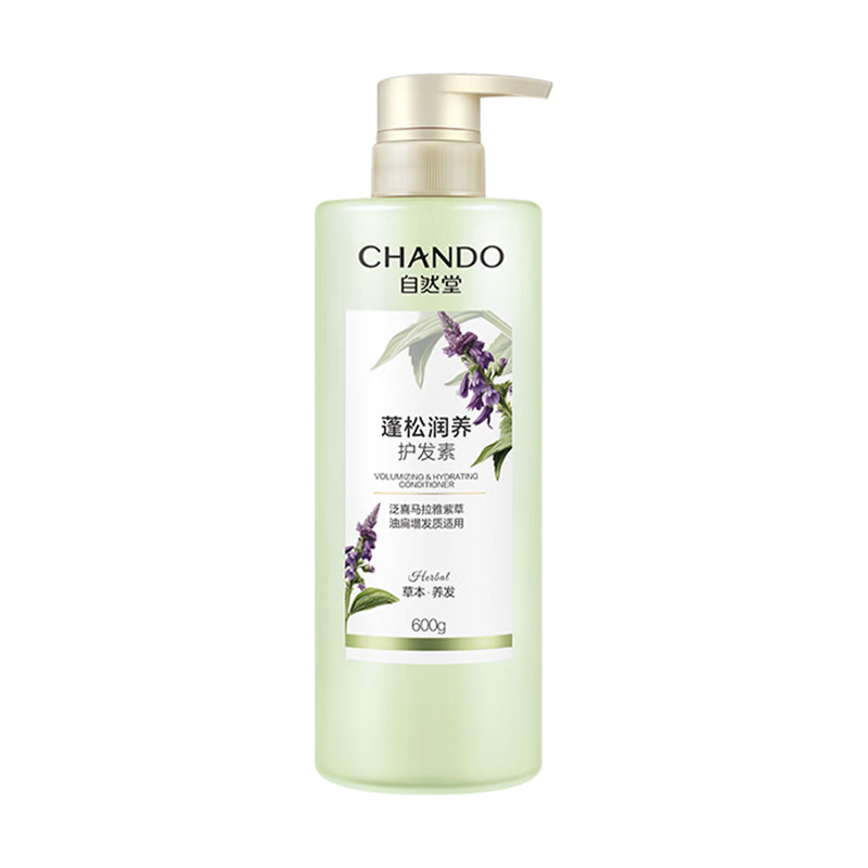 自然堂（CHANDO） 护发素 蓬松润养 600g 混色（单位：瓶）