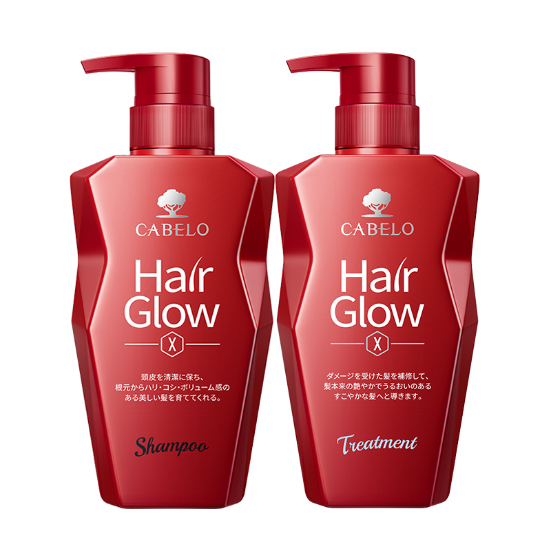 卡蓓诺/CABELO 强韧洗护套装 修护 350ml*2 红色（单位：套）