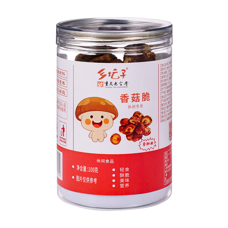 乡坛子 酥脆爽口菇香浓郁 香菇脆 100g*1 混色（单位：罐）