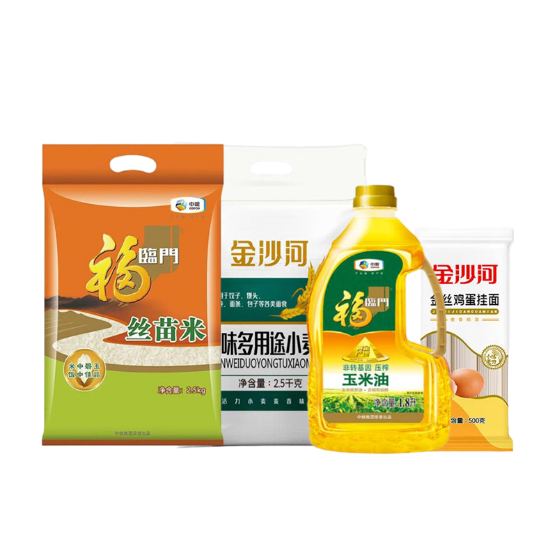 福临门 /金沙河  米面油礼包 5.5kg+1.8L 混色（单位：箱）