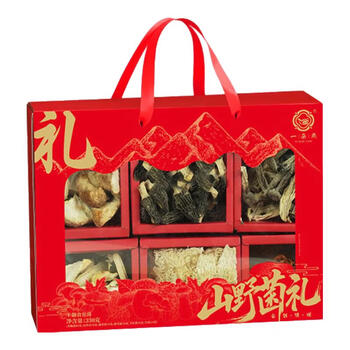 一朵燕（YIDUOYAN）  山野菌礼 礼盒 330克 红色（单位：盒）