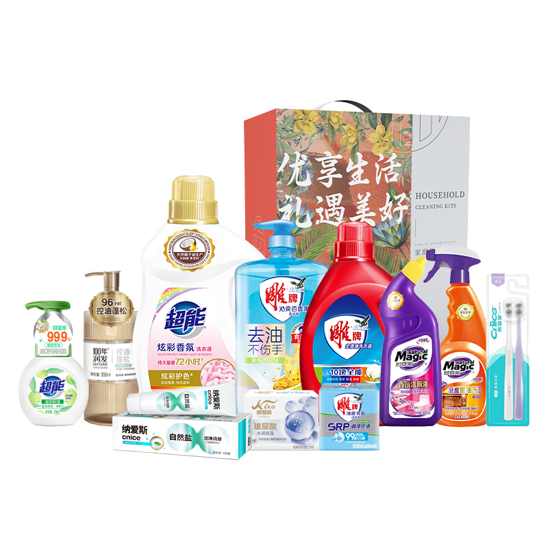 雕牌 家庭清洁洗护套装 WJBJ07 6.6kg 混色（单位：箱）