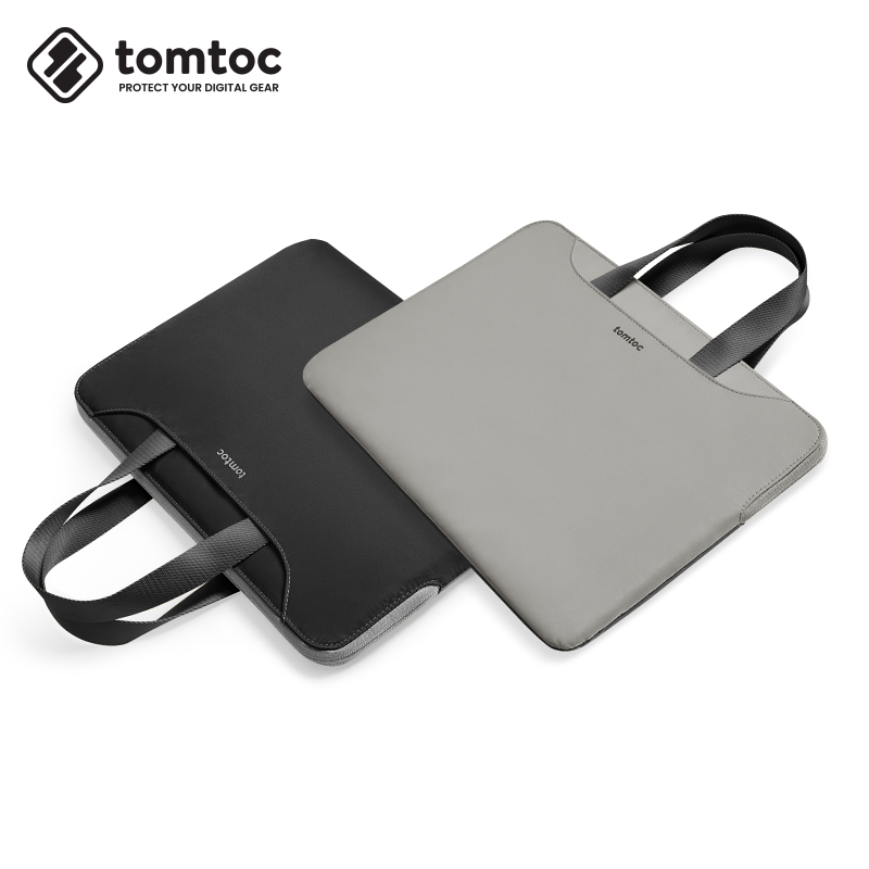 TOMTOC The Her-A21D3B1纤薄手提电脑包  A21D3D1 14寸  黑砂灰（单位：个）