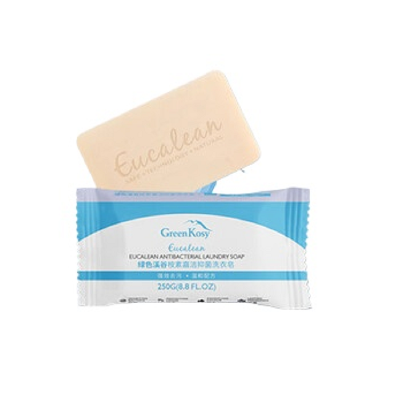 绿色溪谷（GREENKOSY） 适用贴身衣物不伤手深层祛渍 桉素嘉洁抑菌洗衣皂 250g*1块 混色（单位：块）