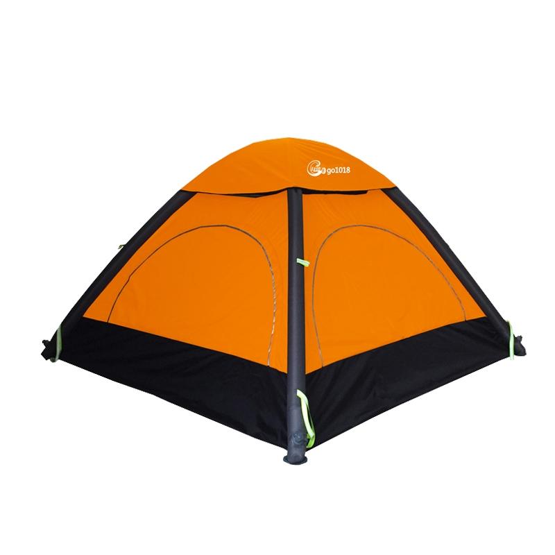 轻行者 四脚充气帐篷 一体充气 50*20*20cm 橙黄色 灰橙色（单位：个）
